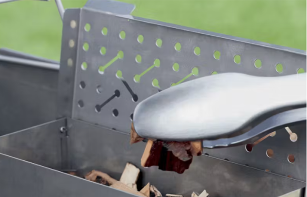 Barbecue- und Smoker-Grill – All-in-One Outdoor-Kochsystem für Kohle und Holz – Bild 2